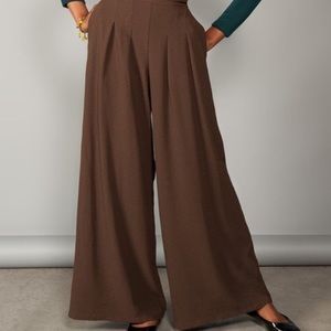 Brown Pinup Girl Clothing Doris pants, medium